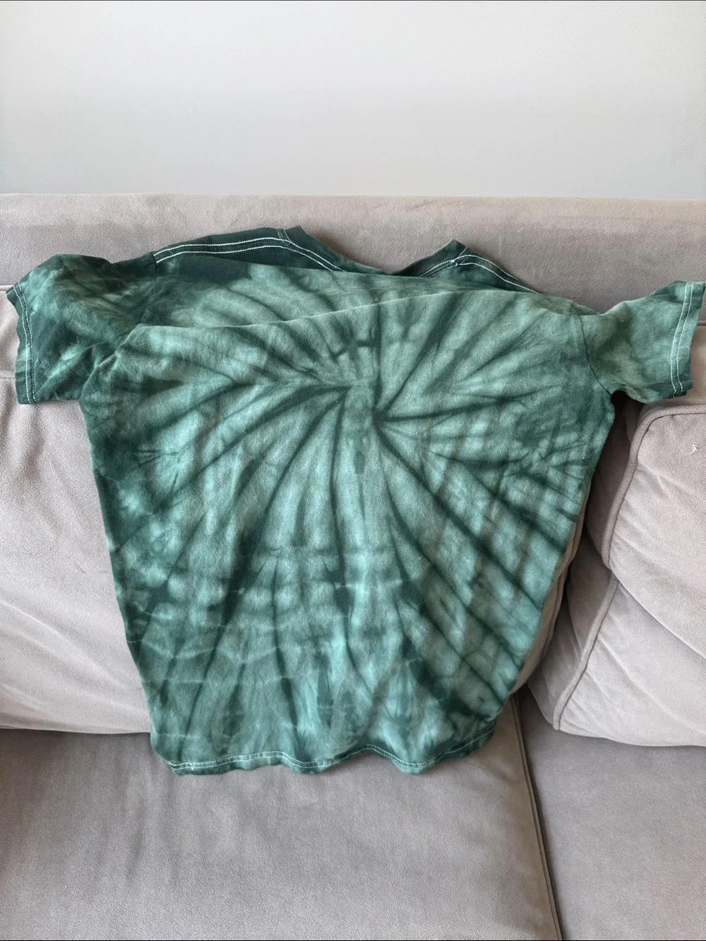 Nike Men’s Dark Green Tie-Dye Swoosh Short Sleeve Tee